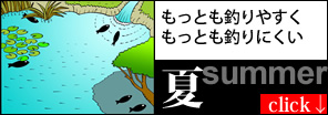 もっとも釣りやすくもっとも釣りにくい[夏]