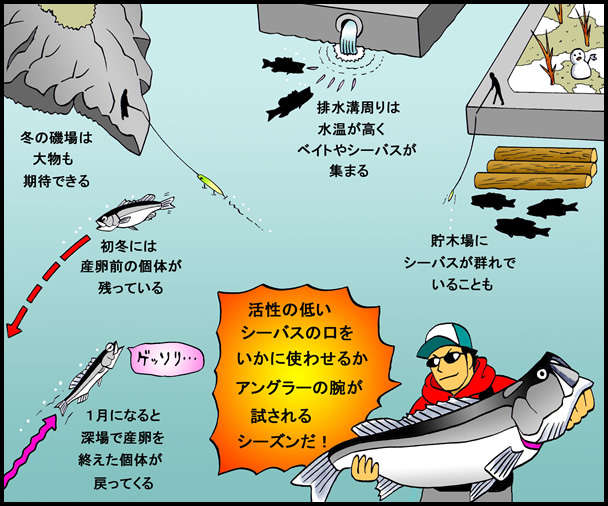 アングラーの腕が試されるシーズン