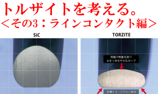 フジのガイド、トルザイトは形状の工夫でラインに優しい。